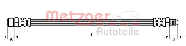 METZGER 4113678 - Bremsschlauch