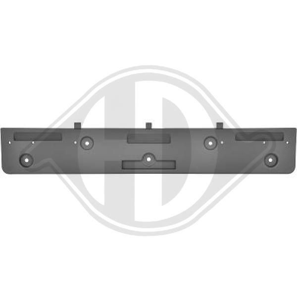 DIEDERICHS 1244054 - Kennzeichenhalter
