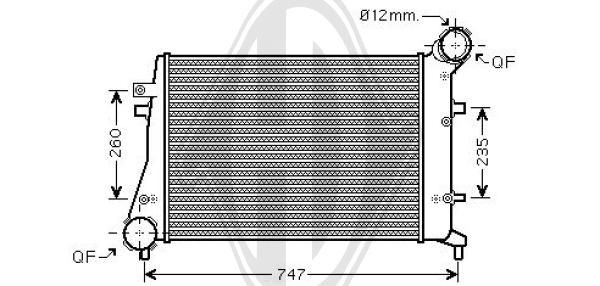 DIEDERICHS DCA1019 - Ladeluftkühler