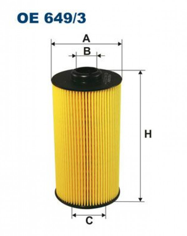 FILTRON OE649/3 - Ölfilter