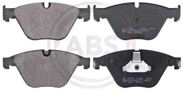 A.B.S. 37960 - Bremsbelagsatz, Scheibenbremse