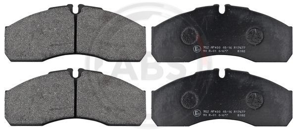 A.B.S. 37379 - Bremsbelagsatz, Scheibenbremse