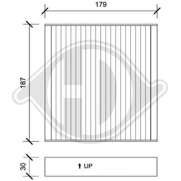 DIEDERICHS DCI0089 - Filter, Innenraumluft