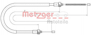 METZGER 10.6894 - Seilzug, Feststellbremse