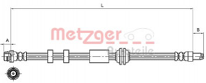 METZGER 4111216 - Bremsschlauch