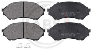 A.B.S. 37186 - Bremsbelagsatz, Scheibenbremse