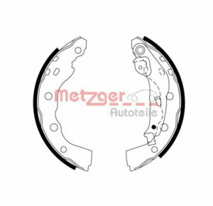 METZGER MG 973 - Bremsbackensatz