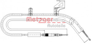 METZGER 10.7585 - Seilzug, Feststellbremse