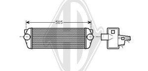 DIEDERICHS DCA1123 - Ladeluftkühler