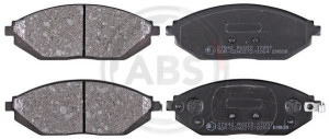 A.B.S. 37842 - Bremsbelagsatz, Scheibenbremse