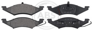 A.B.S. 38257 - Bremsbelagsatz, Scheibenbremse