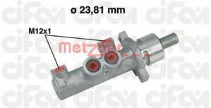 METZGER 202-366 - Hauptbremszylinder
