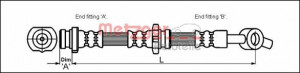 METZGER 4111986 - Bremsschlauch