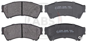 A.B.S. 37668 - Bremsbelagsatz, Scheibenbremse