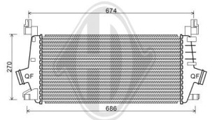 DIEDERICHS DCA1128 - Ladeluftkühler