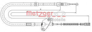 METZGER 10.9872 - Seilzug, Feststellbremse