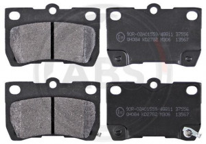 A.B.S. 37556 - Bremsbelagsatz, Scheibenbremse