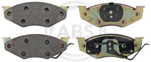 A.B.S. 38367 - Bremsbelagsatz, Scheibenbremse