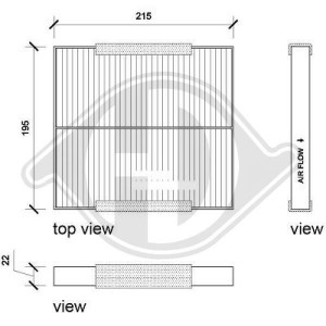 DIEDERICHS DCI0834 - Filter, Innenraumluft