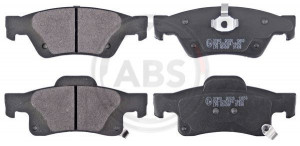 A.B.S. 37860 - Bremsbelagsatz, Scheibenbremse