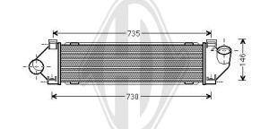 DIEDERICHS DCA1140 - Ladeluftkühler