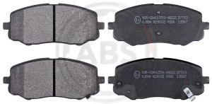 A.B.S. 37763 - Bremsbelagsatz, Scheibenbremse