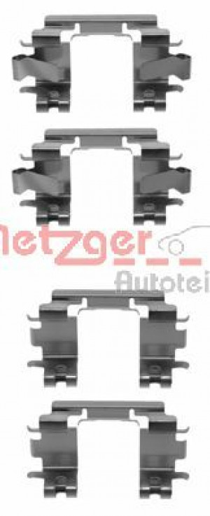 METZGER 109-1257 - Zubehörsatz, Scheibenbremsbelag