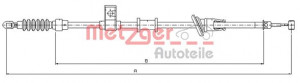 METZGER 10.8223 - Seilzug, Feststellbremse