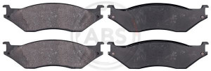 A.B.S. 38777 - Bremsbelagsatz, Scheibenbremse