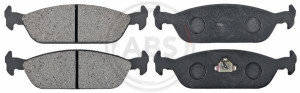 A.B.S. 36684 - Bremsbelagsatz, Scheibenbremse