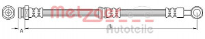 METZGER 4110744 - Bremsschlauch