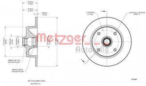 METZGER 6110941 - Bremsscheibe