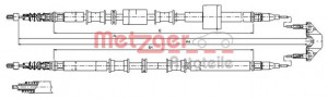 METZGER 11.5766 - Seilzug, Feststellbremse