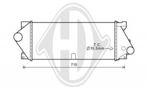 DIEDERICHS DCA1101 - Ladeluftkühler