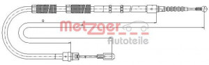 METZGER 10.7535 - Seilzug, Feststellbremse