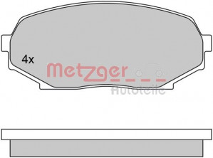 METZGER 1170396 - Bremsbelagsatz, Scheibenbremse
