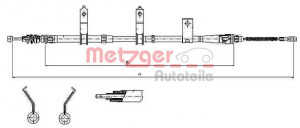 METZGER 17.6031 - Seilzug, Feststellbremse