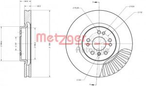 METZGER 6110517 - Bremsscheibe