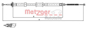 METZGER 12.0701 - Seilzug, Feststellbremse
