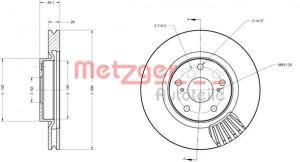 METZGER 6110355 - Bremsscheibe