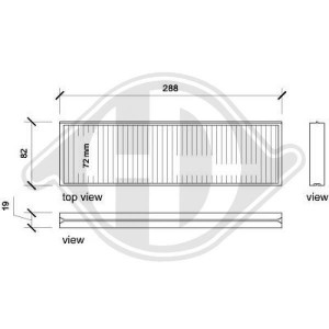 DIEDERICHS DCI0189S - Filter, Innenraumluft