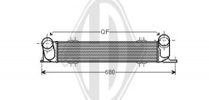 DIEDERICHS DCA1113 - Ladeluftkühler