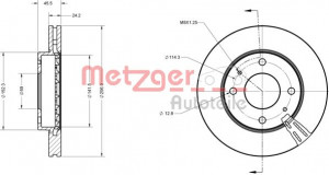 METZGER 6110358 - Bremsscheibe