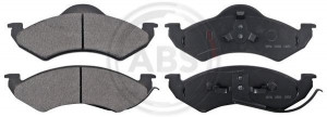 A.B.S. 38746 - Bremsbelagsatz, Scheibenbremse