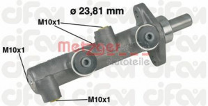 METZGER 202-159 - Hauptbremszylinder