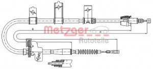 METZGER 17.6021 - Seilzug, Feststellbremse