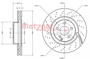METZGER 6110194 - Bremsscheibe