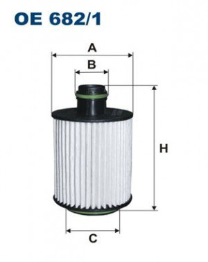 FILTRON OE682/1 - Ölfilter