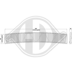 DIEDERICHS DCI1055 - Filter, Innenraumluft