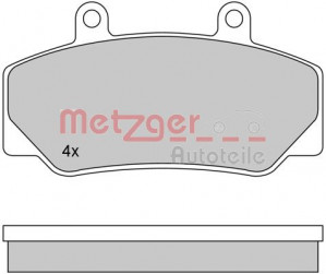 METZGER 1170094 - Bremsbelagsatz, Scheibenbremse